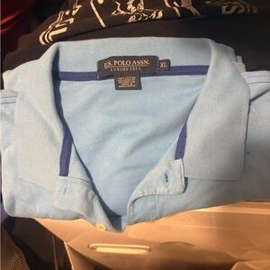 U.S. Polo Assn. Men's Light Blue Polo Shirt